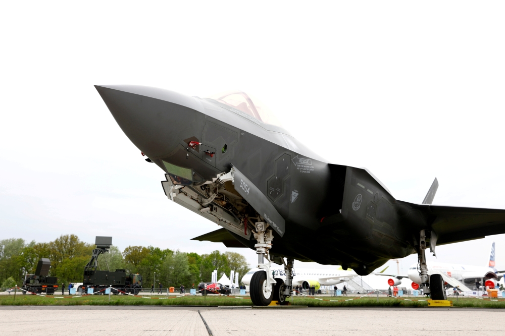 A Lockheed Martin F-35 aircraft is seen at the ILA Air Show in Berlin, Germany, in this April 25, 2018 file photo. — Reuters