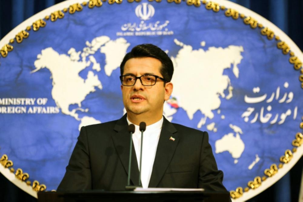 Abbas Mousavi, spokesman for Iran's Foreign Ministry, gives a press conference in Tehran in this May 28, 2019 file photo. — AFP