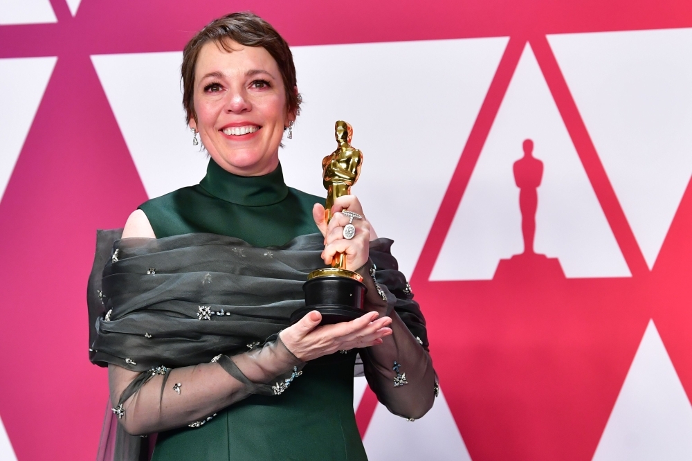 In this file photo taken on Feb. 24, 2019 Best Actress winner for 