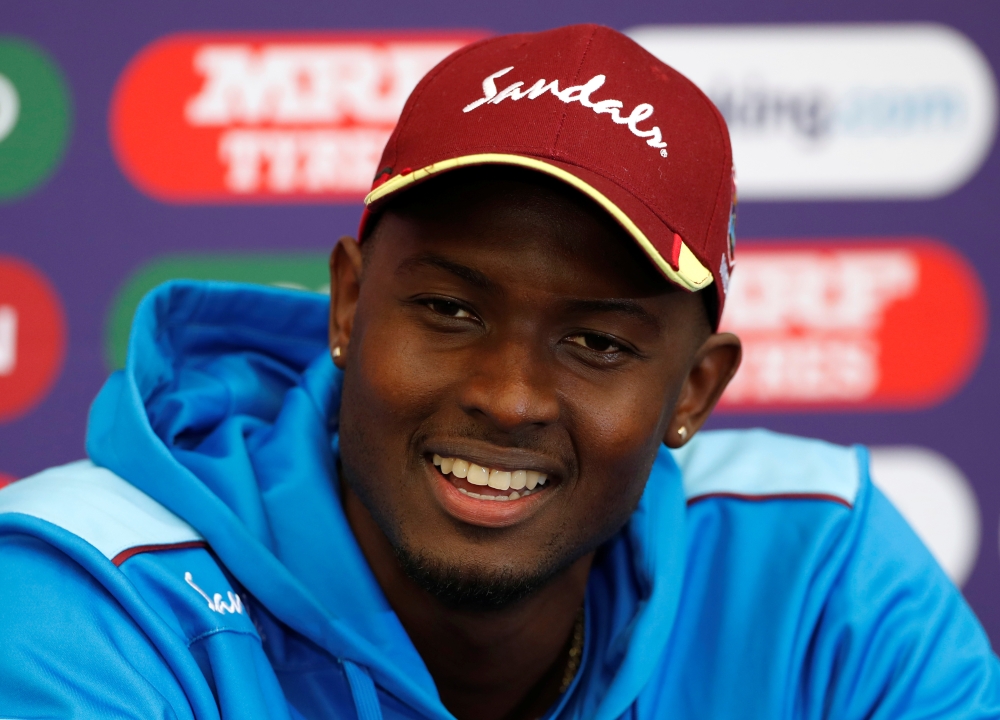 West Indies' Jason Holder during ICC Cricket World Cup Press Conference at The Ageas Bowl, Southampton, Britain, on Thursday, — Reuters