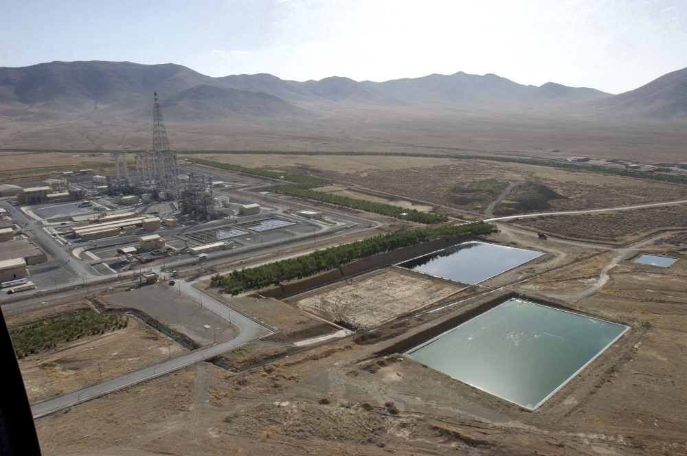 This file photo shows a general view of a heavy water plant in Arak, 320 kms southwest of the Iranian capital Tehran. — AFP