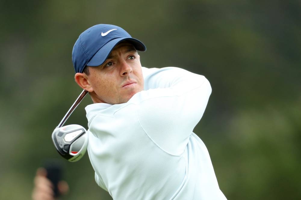 Rory McIlroy of Northern Ireland plays a shot from the third tee during the final round of the 2019 US Open at Pebble Beach Golf Links in Pebble Beach, California.  — AFP