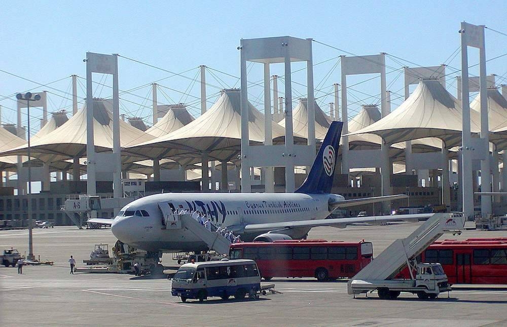 Pilgrims arrive at the Haj Terminal of King Abdulaziz International Airport in Jeddah. The first Haj flight to land at the airport this year will be from Dhaka, Bangladesh, on July 4. — File photo