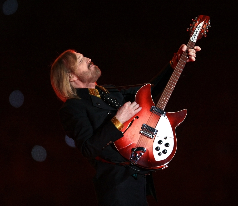 In this file photo taken on February 3, 2008 musician Tom Petty performs during halftime at Super Bowl XLII at the University of Phoenix Stadium in Glendale, Arizona. — AFP