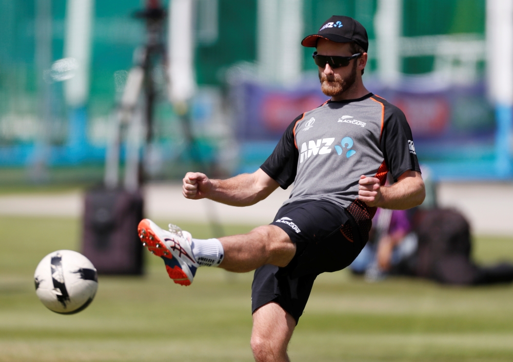 New Zealand's Kane Williamson during ICC Cricket World Cup nets at Lord's Cricket Ground, London, Britain on Friday. — Reuters