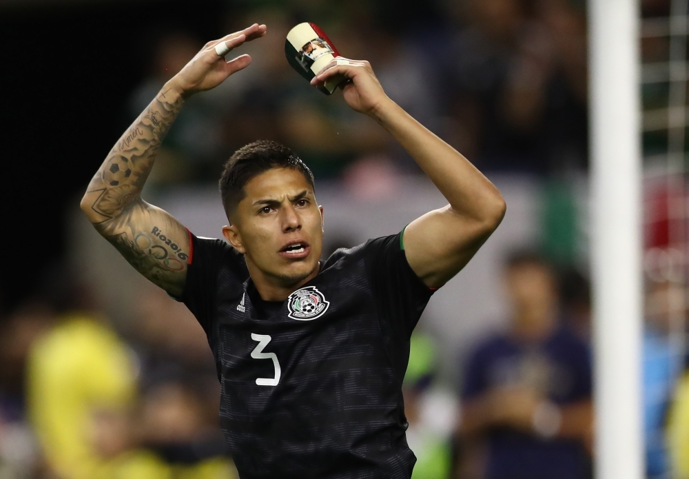 Guillermo Ochoa No.13 of Mexico rmakes a save against Costa Rica during the quarterfinals of the 2019 CONCACAF Gold Cup at NRG Stadium on Saturday in Houston, Texas. — AFP