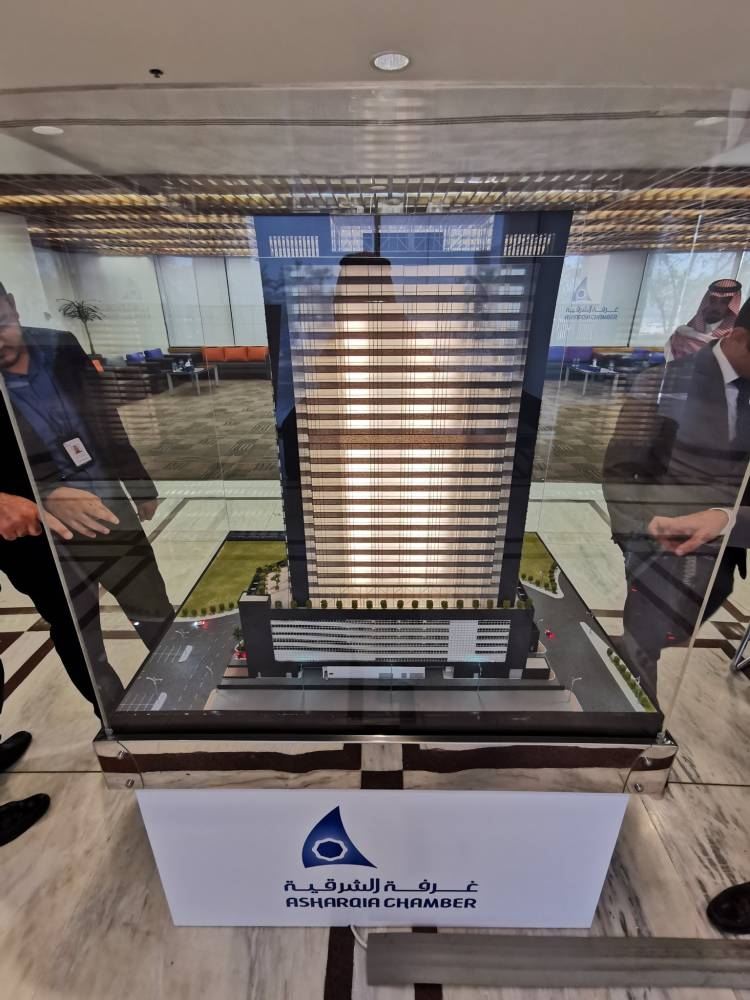 The proposed 31-story investment tower to come up on Dammam-Khobar Highway in the Eastern Province.