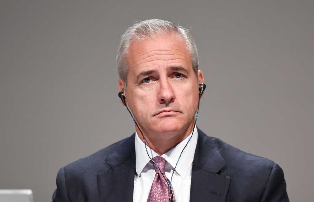 Garth Ritchie during Deutsche Bank's Annual General Meeting in Frankfurt am Main.