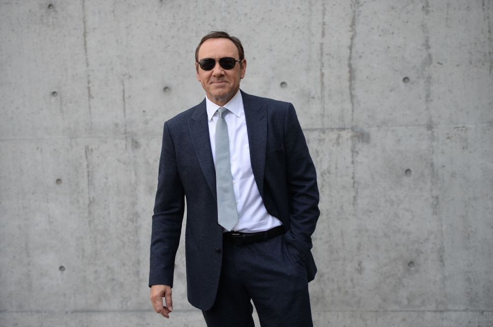 US actor Kevin Spacey arrives at a fashion show in Milan, Italy, in this June 21, 2016 file photo. — AFP