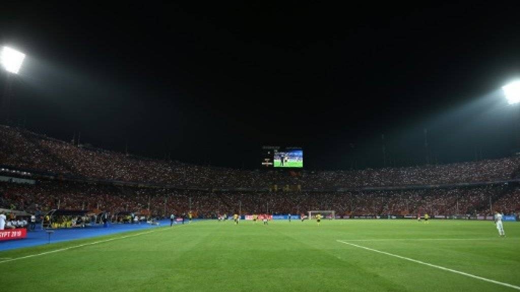 Egyptian fans used their phones during the match against South Africa to pay tribute to victims of the 2012 and 2015 football tragedies. — AFP 