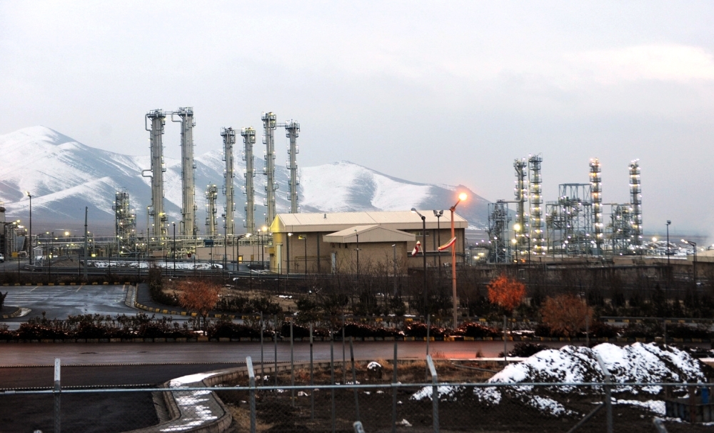This file photo taken on January 15, 2011 shows a general view of the water facility at Arak south-west of the Iranian capital Tehran. — AFP