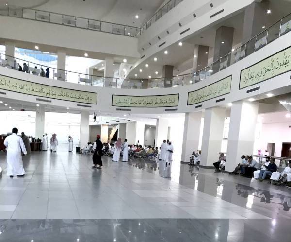 An inside view of the Criminal Court in Jeddah.