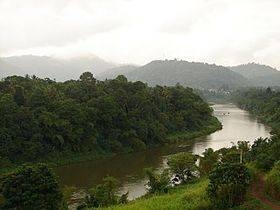 Mahaweli Ganga River in Sri Lanka