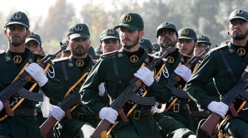 Members of Iran's Revolutionary Guards march during a military parade in this file picture. — Courtesy photo