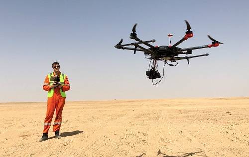 Terra Drone conducts drone survey in Fujairah