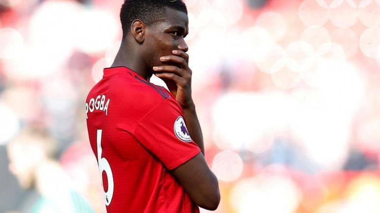 Manchester United's Paul Pogba looks dejected after the Premier League match against Cardiff City at Old Trafford, Manchester, Britain, in this May 12, 2019 file photo. — Reuters