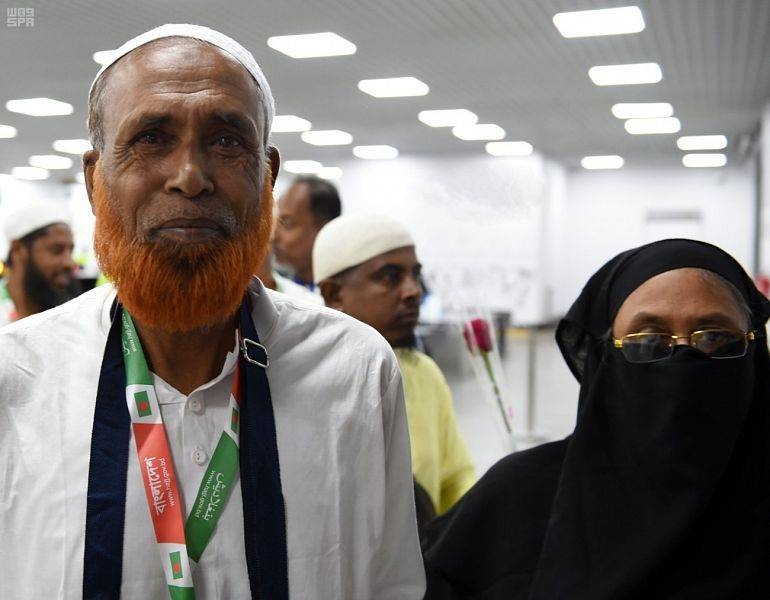 Several pilgrims, arriving here recently from Pakistan, Indonesia, Bangladesh and Malaysia to perform Haj this year, have claimed that the Makkah Road Initiative has saved much of their time and effort to complete visa, travel and customs procedures in their home countries. — SPA photos