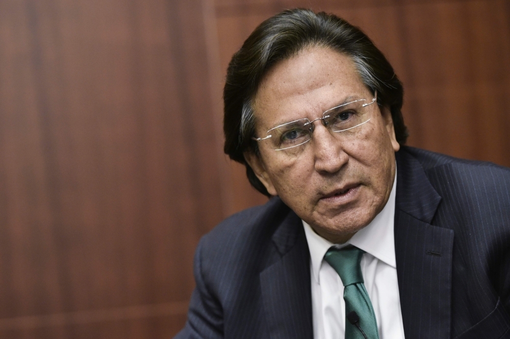  In this file photo taken on June 17, 2016, former President of Peru Alejandro Toledo speaks during a discussion on Venezuela and the OAS at The Center for Strategic and International Studies (CSIS) in Washington, DC. -AFP photo