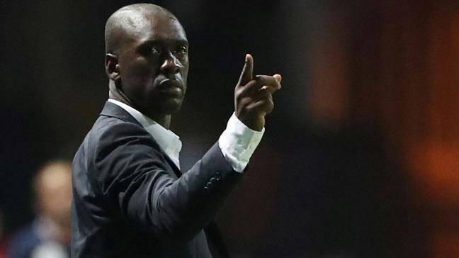 Cameroon coach Clarence Seedorf reacts during Africa Cup of Nations 2019 Round of 16 match against Nigeria at Alexandria Stadium, Alexandria, Egypt, in this July 6, 2019 file photo. — Reuters