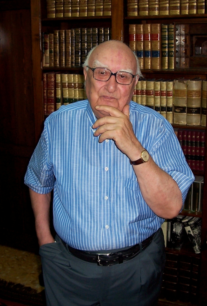 Andrea Camilleri, one of Italy's most famous writers who penned the acclaimed Inspector Montalbano detective novels is pictured in this undated handout photo obtained by Reuters July 17, 2019. — Reuters