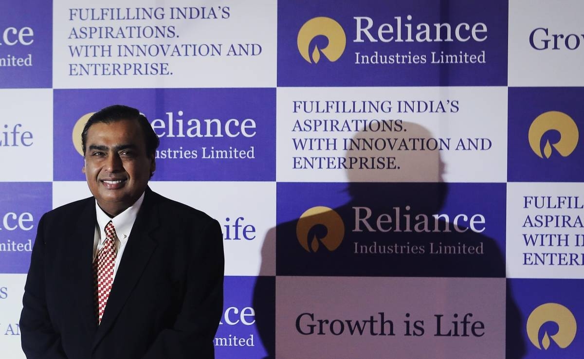 Mukesh Ambani, chairman of Reliance Industries Limited, poses for photographers before addressing the annual shareholders meeting in Mumbai, India, in this June 6, 2013 file photo. — Reuters