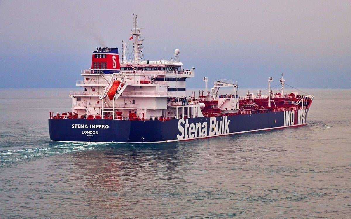  Stena Impero, a British-flagged vessel owned by Stena Bulk, is seen in this file picture. — Courtesy photo
