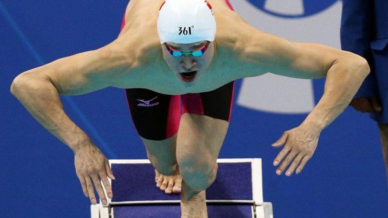 Sun Yang of China competes during 2018 Asian Games men's 400m freestyle final at GBK Aquatics Center, Jakarta, Indonesia, in this Aug. 21, 2018 file photo. — Reuters