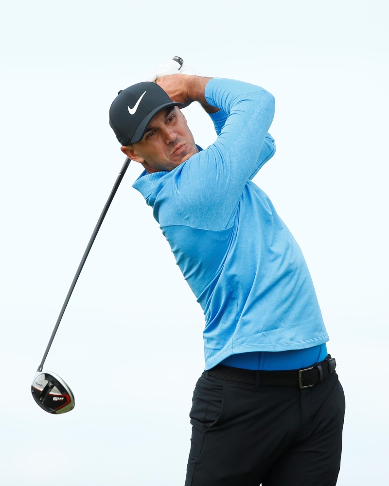 Brooks Koepka of the US on the 11th hole during the third round of Open Championship at Royal Portrush Golf Club, Portrush, Northern Ireland, on Saturday. — Reuters