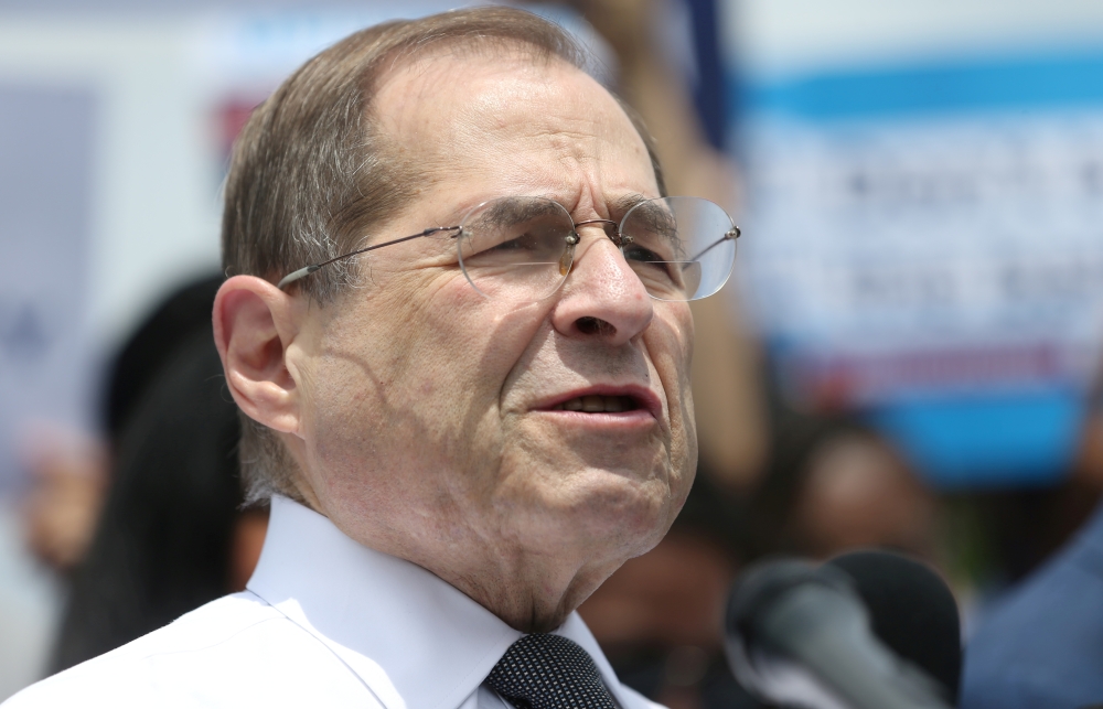 US. Rep. Jerrold Nadler speaks at a news conference held by Democrats on the state of voting rights in America the US Capitol Building in Washington, US, in this June 25, 2019, photo. — Reuters