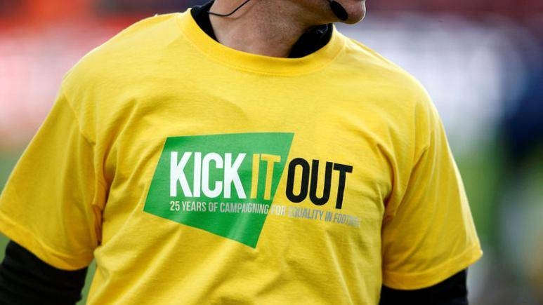 Match official in a T-shirt in support of the Kick It Out campaign during Middlesbrough vs Norwich City at Riverside Stadium, Middlesbrough, Britain, in this March 30, 2019 file photo. — Reuters