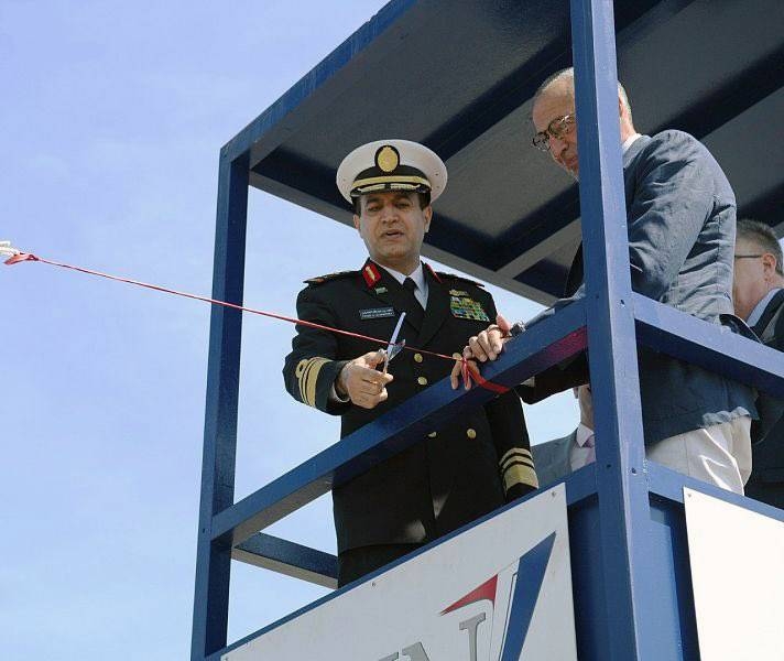Commander of the Royal Saudi Naval Forces Lt. Gen. Fahd Bin Abdullah Al Ghafaili launched on Thursday the first and second speedboats of the speedboat project at the French CMN headquarters in Cherbourg, France. — SPA