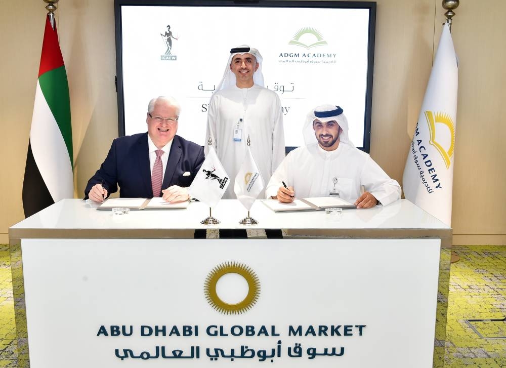 ICAEW and ADGM Academy announce strategic partnership supporting the advancement of Accountancy & Finance Professionals in the UAE 
