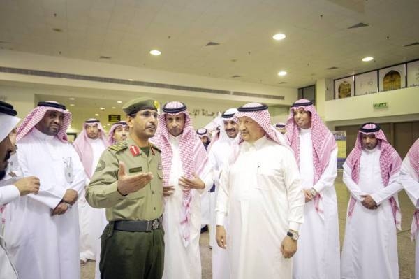 Dr. Abdulaziz Al-Ruwais, governor of the Communications and Information Technology Commission, tours Jeddah seaport to check for the facilities for Haj. — File photo