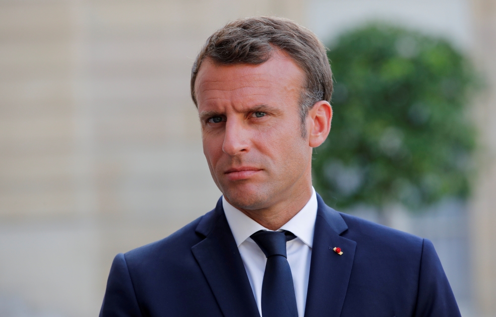 French President Emmanuel Macron at the Elysee Palace in Paris, France, in this July 22, 2019 file photo. — Reuters
