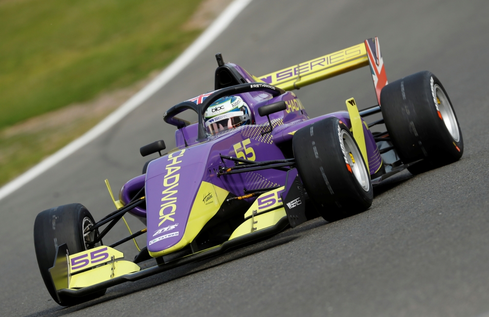 Jamie Chadwick of Great Britain in action during qualifying of the W Series at Brands Hatch, West Kingsdown, Britain, on Sunday. — Reuters