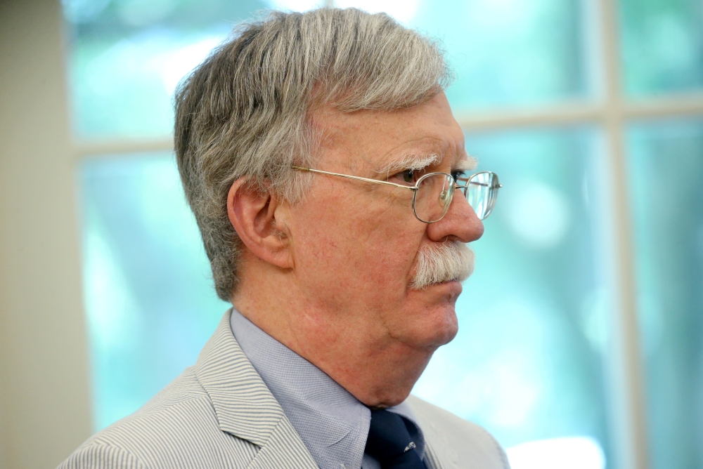 US National Security Adviser John Bolton attends a ceremony in the Oval Office of the White House in Washington in this July 19, 2019 file photo. — Reuters