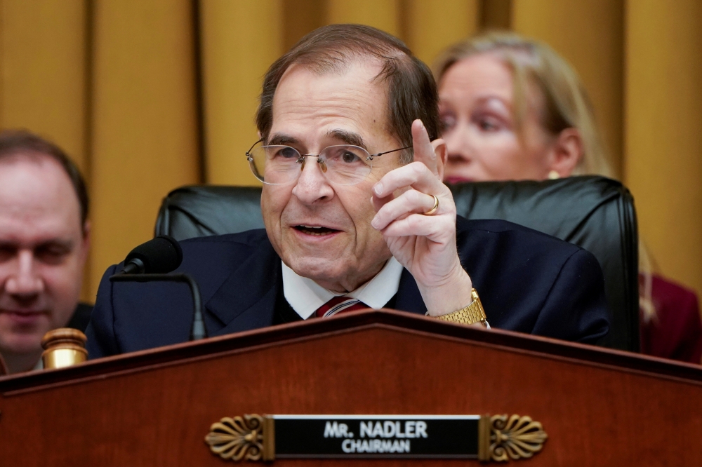 Chairman of the House Judiciary Committee Jerrold Nadler speaks in Washington in this March 26, 2019 file photo. — Reuters