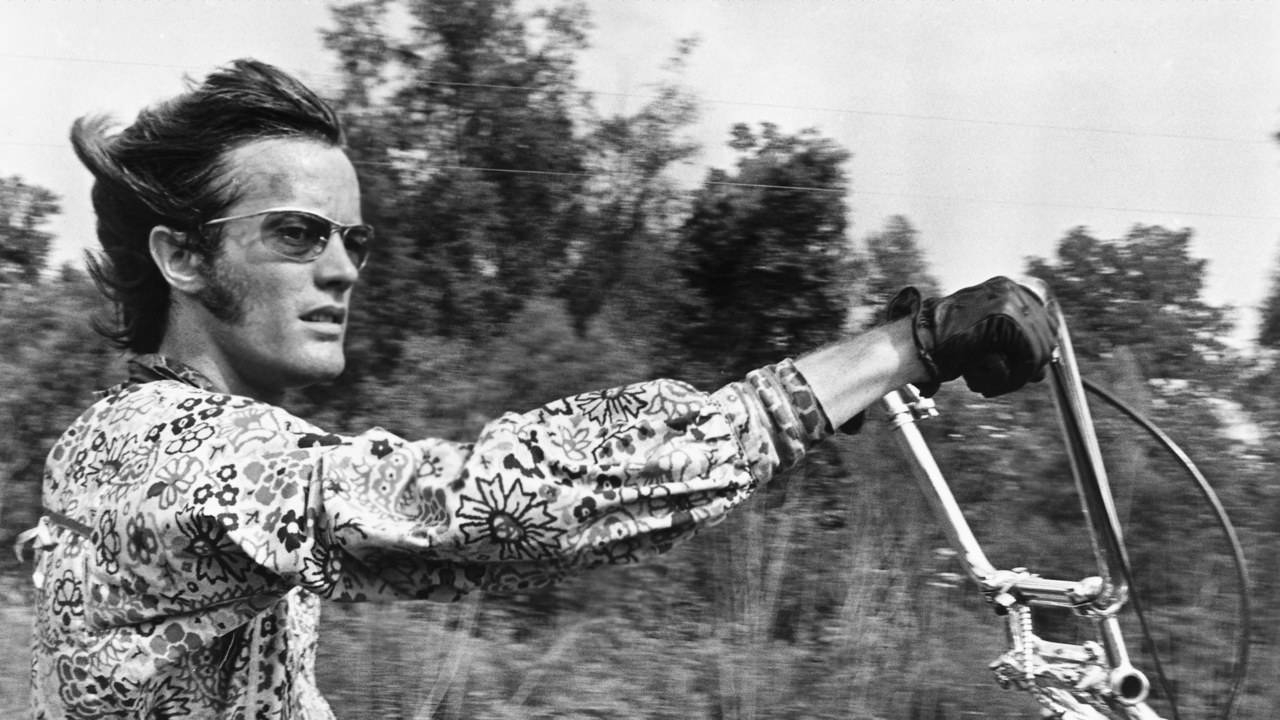 American actor Peter Fonda as Wyatt in the 1969 film Easy Rider.