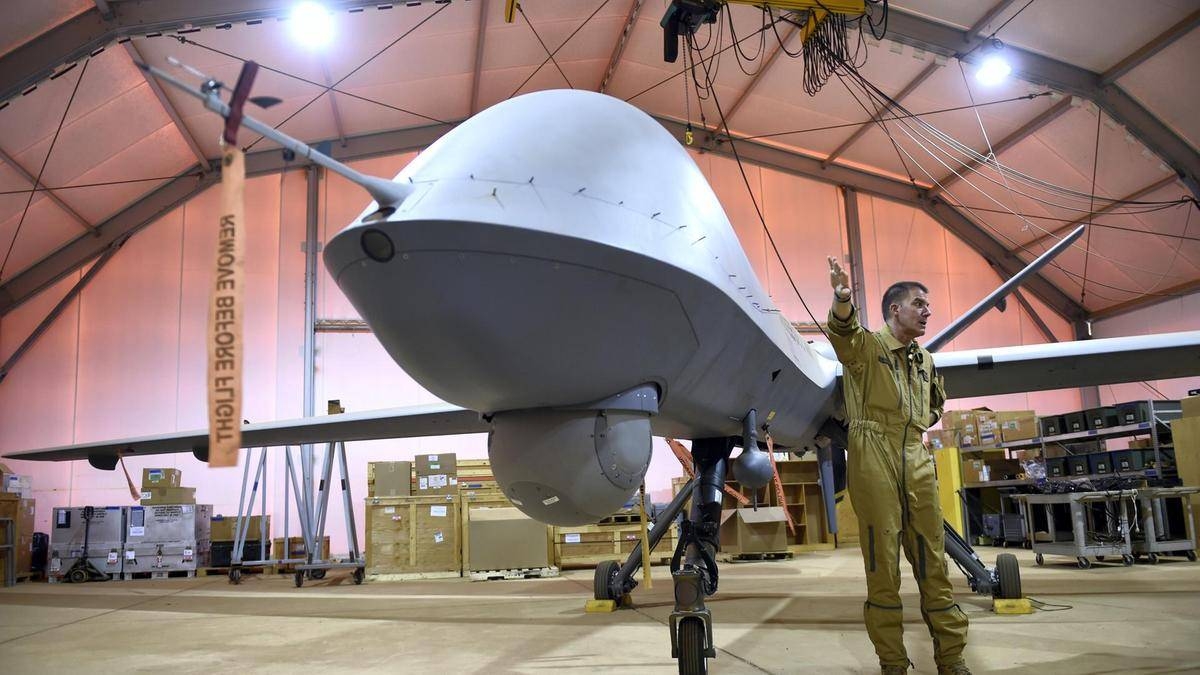 The US MQ-9 reaper drone. AFP