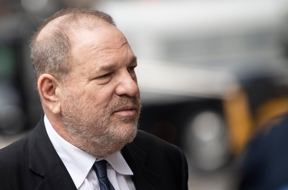 Disgraced Hollywood mogul Harvey Weinstein returns to the State Supreme Court in New York, after a break in a pre-trial hearing over sexual assault charges, in this April 26, 2019 file photo. — AFP