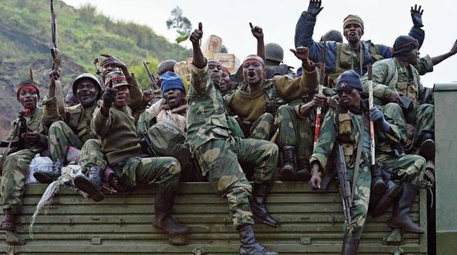Soldiers of the army of the DR Congo. -AFP