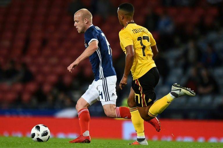 Steven Naismith is in line to play in Scotland's challenging Euro 2020 qualifiers against Russia and Belgium after nearly a year's absence from the national side. — AFP