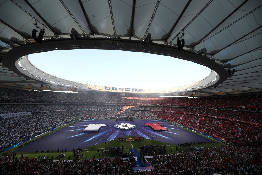 Arsenal fans with empty seats during the Europa League Final match against Chelsea at the Baku Olympic Stadium, Baku, Azerbaijan on May 29, 2019. — Reuters