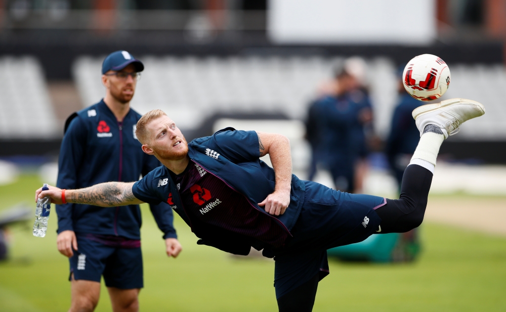 England's Jofra Archer during nets at Emirates Old Trafford, Manchester, Britain, on Monday. — Reuters