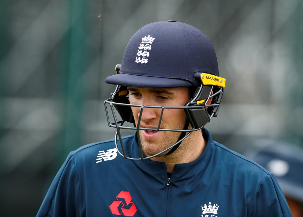 England's Craig Overton during nets at Emirates Old Trafford, Manchester, Britain, on Tuesday. — Reuters