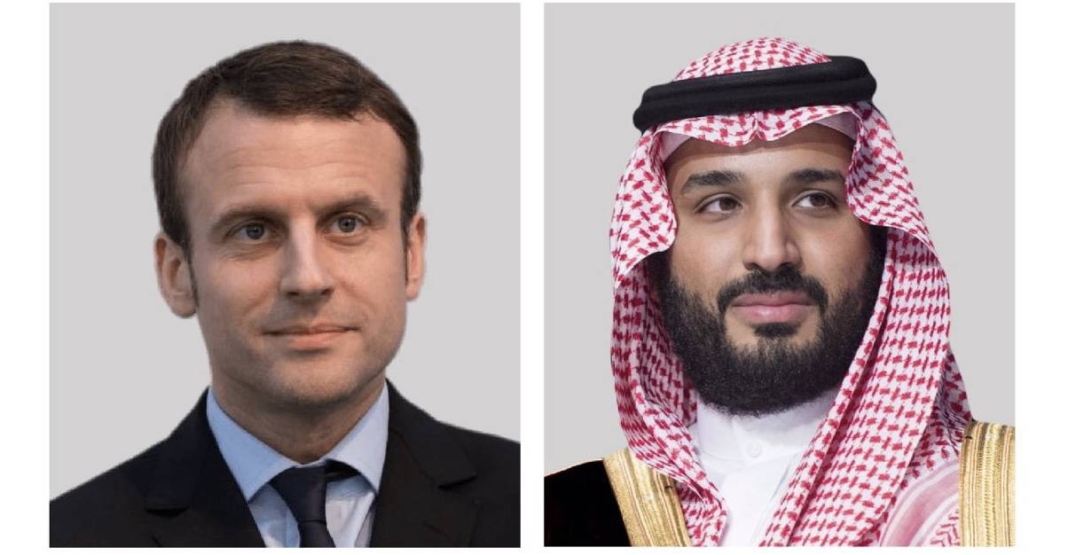 Crown prince, Macron discuss efforts to achieve stability in the region