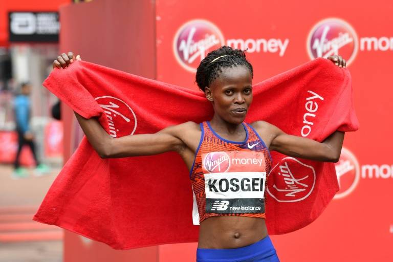 Kenya's Brigid Kosgei. — Courtesy photo