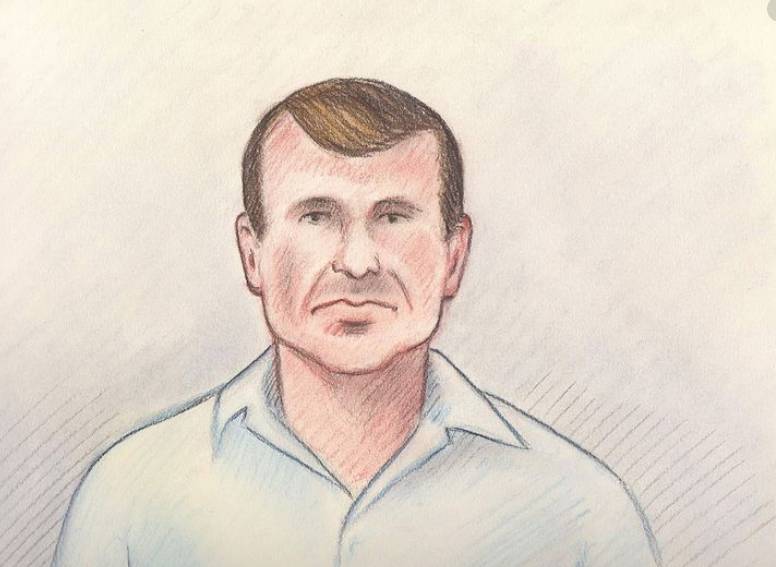 Cameron Ortis, director general with the Royal Canadian Mounted Police’s intelligence unit, is shown in a court sketch from his court hearing in Ottawa, Canada on Friday. –Courtesy photo