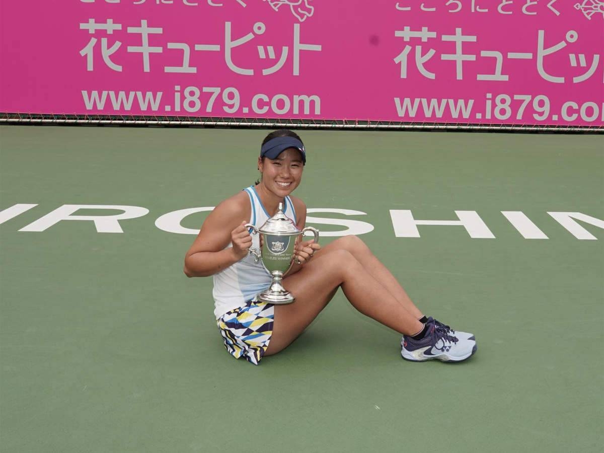 Japan's Nao Hibino wins her first WTA title since 2015. — Courtesy photo