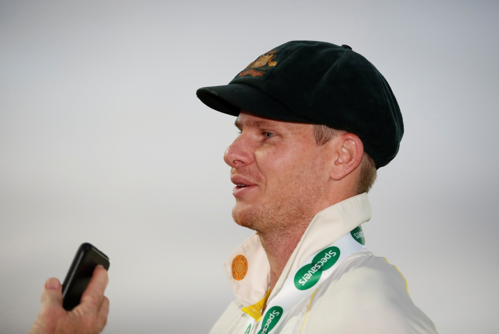 Australia's Steve Smith after the match at Kia Oval, London, Britain, on Sunday. — Reuters